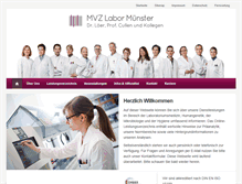 Tablet Screenshot of labor-muenster.de